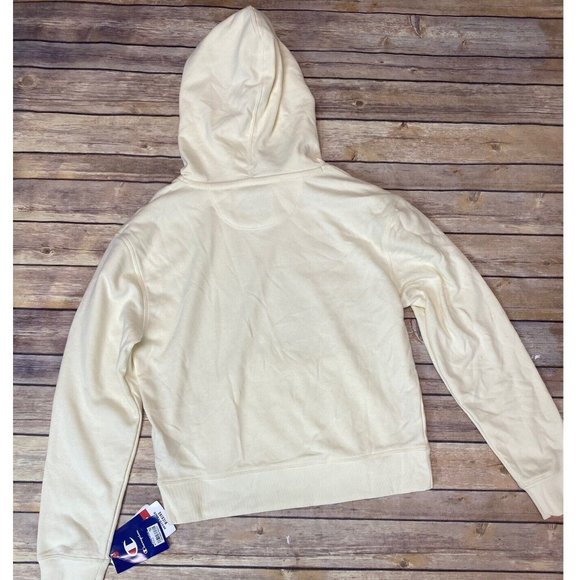 Champion Natural Campus French Terry Graphic-Print Hoodie Size M - Picture 3 of 4